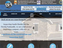 Tablet Screenshot of billingshomeinspections.com
